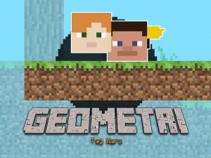 Geometric Flag Chase: Two Player Fun
