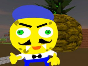 Sponge Neighbor Puzzle Quest